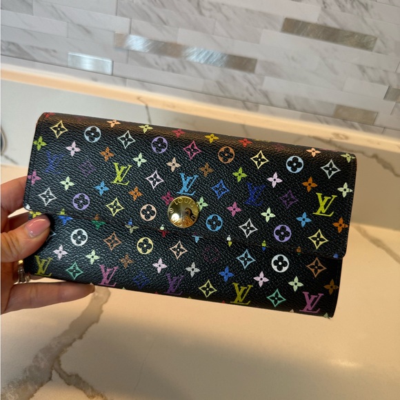 Louis Vuitton Sarah Wallet Murakami Monogram Black - Picture 2 of 11